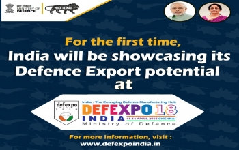 Inaugurating of Defexpo-2018 on 12 April 2018 by Prime Minister of India